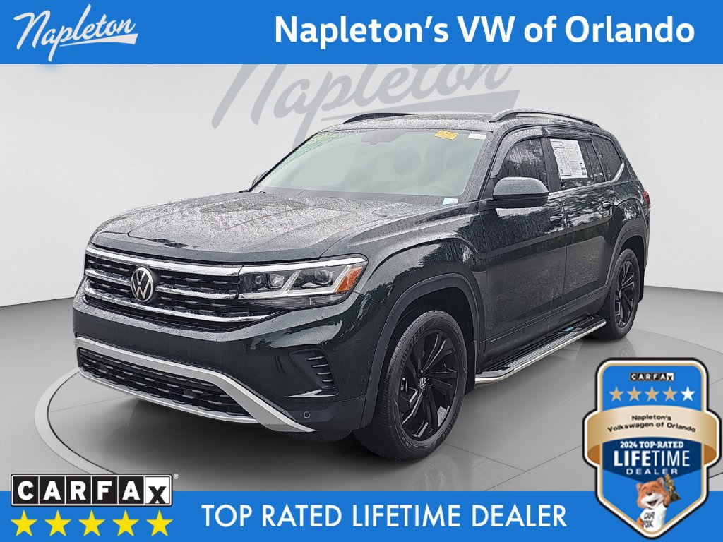 Used 2022 Volkswagen Atlas SE w/ Panoramic Sunroof Package FWD image 1