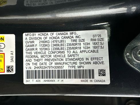 New 2026 Honda CR-V EX-L image 36