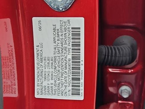 Certified 2025 Honda Accord LX image 35