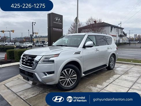 Used 2021 Nissan Armada SL w/ Captain's Chairs Package AWD/4WD image 1