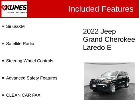 Used 2022 Jeep Grand Cherokee Laredo E AWD/4WD image 3