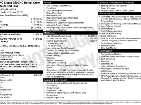Used 2024 GMC Sierra 2500 Denali w/ Denali Reserve Package AWD/4WD image 2