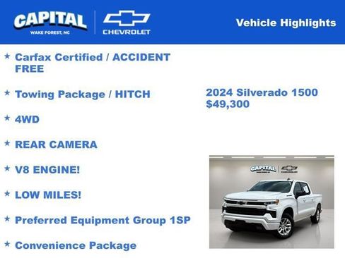 Used 2024 Chevrolet Silverado 1500 RST w/ LPO, Dark Essentials Package image 4