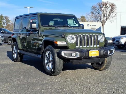 Certified 2021 Jeep Wrangler Unlimited Sahara w/ Cold Weather Group image 1