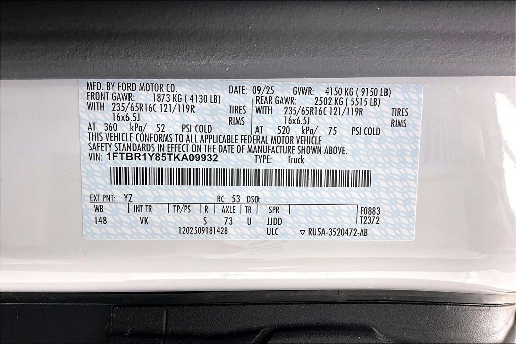 Used 2026 Ford Transit 250 Low Roof w/ Load Area Protection Package RWD image 35