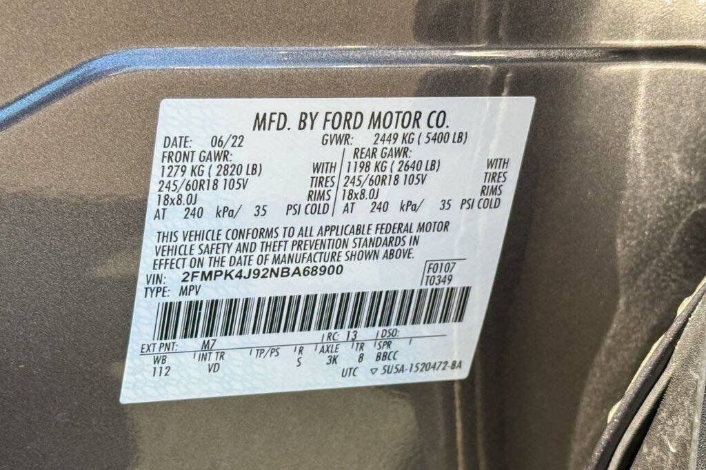 Used 2022 Ford Edge SEL w/ Convenience Package AWD/4WD image 16