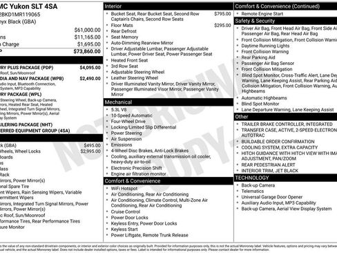 Used 2021 GMC Yukon SLT w/ SLT Luxury Plus Package image 4