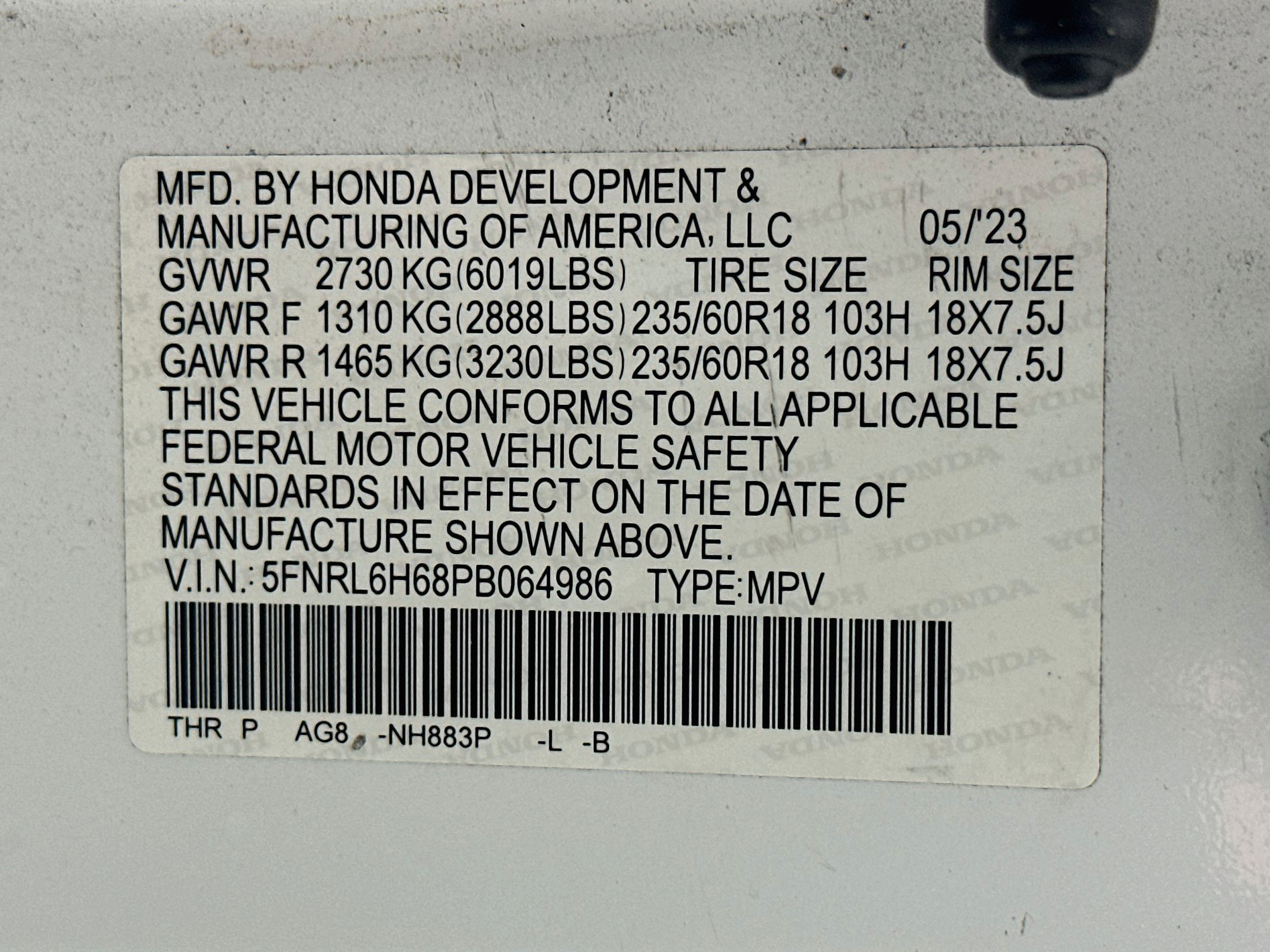 Used 2023 Honda Odyssey EX-L image 33