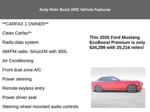 Used 2025 Ford Mustang Premium RWD image 4