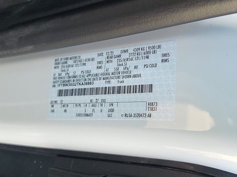 New 2026 Ford Transit 350 148 High Roof Extended w/ Load Area Protection Package image 15