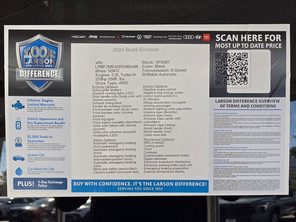 Used 2024 Buick Envision Preferred AWD/4WD image 46