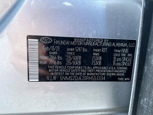 Used 2023 Hyundai Santa Fe SEL AWD/4WD image 25