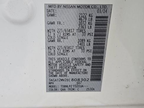 Used 2014 Nissan Rogue S image 32