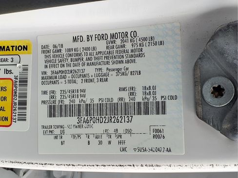 Used 2018 Ford Fusion SE w/ Fusion SE Technology Package image 23