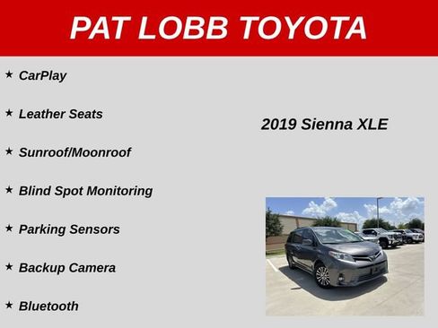 Used 2019 Toyota Sienna XLE w/ XLE Navigation Package FWD image 27