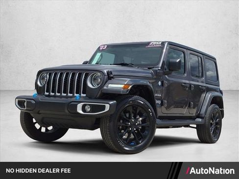 Used 2023 Jeep Wrangler Unlimited Sahara w/ Cold Weather Group AWD/4WD image 1