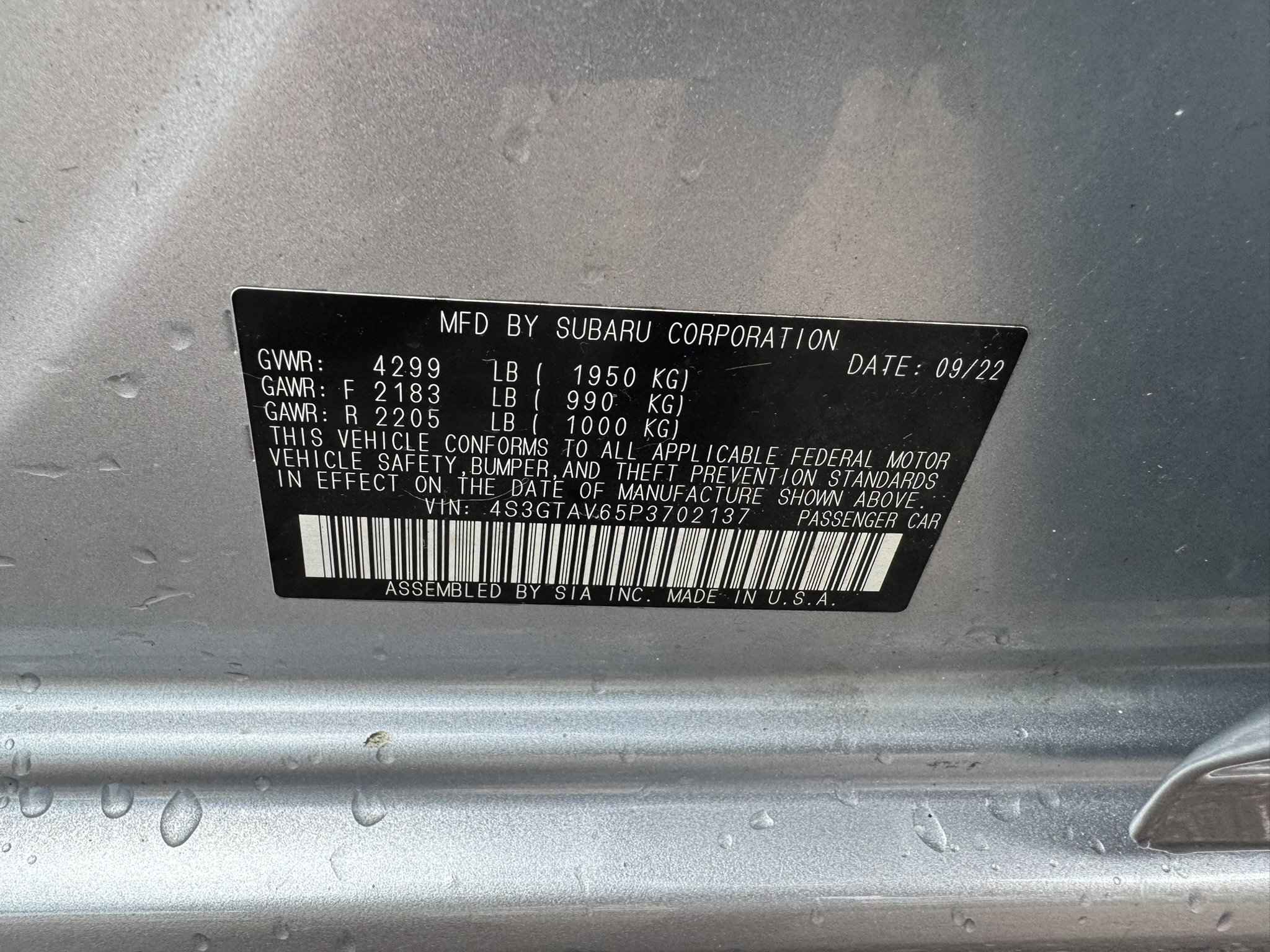 Used 2023 Subaru Impreza 2.0i Premium AWD/4WD image 23