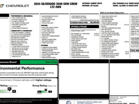 Used 2024 Chevrolet Silverado 3500 LTZ w/ LTZ Plus Package image 13