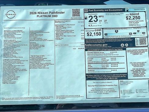 New 2026 Nissan Rogue Dark Armor AWD/4WD image 13