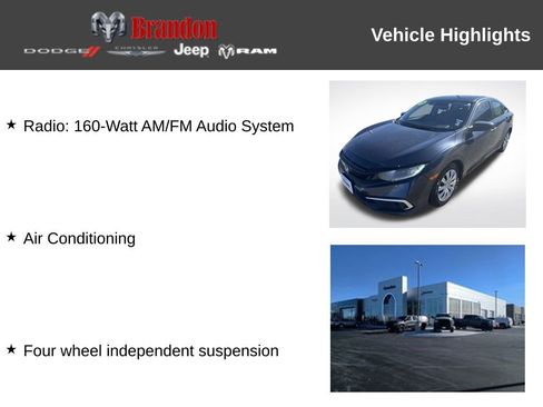 Used 2019 Honda Civic LX image 9