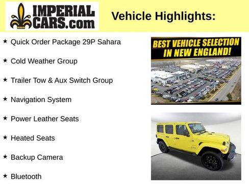 Used 2023 Jeep Wrangler Unlimited Sahara w/ Cold Weather Group AWD/4WD image 3