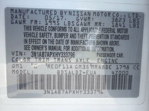 Used 2017 Nissan Sentra SV FWD image 18