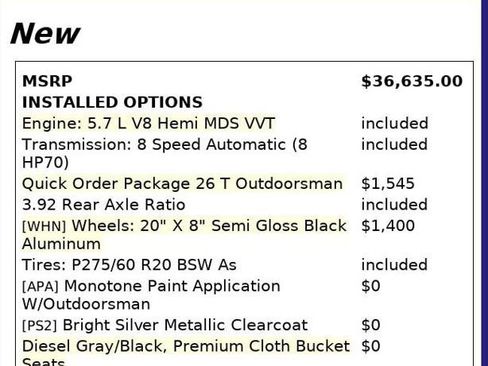 Used 2014 RAM 1500 Outdoorsman image 4