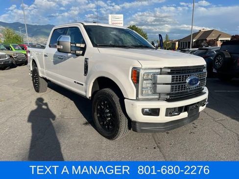 Used 2017 Ford F350 Platinum w/ Platinum Ultimate Package AWD/4WD image 11