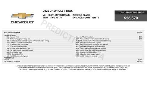 Used 2025 Chevrolet Trax ACTIV FWD image 2