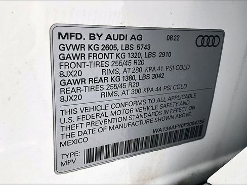 Used 2023 Audi SQ5 Prestige w/ Prestige Package AWD/4WD image 44