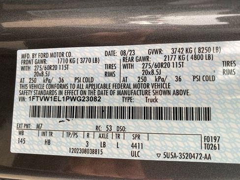 Used 2023 Ford F150 Lightning Lariat image 29