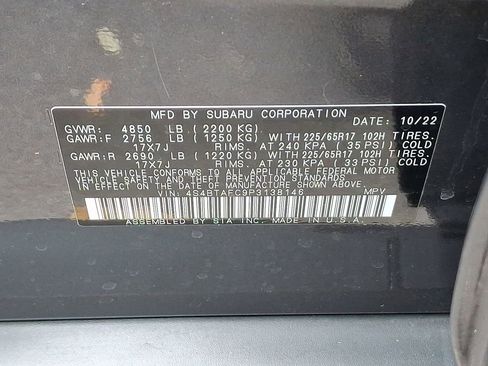 Used 2023 Subaru Outback Premium w/ Popular Package #1 image 27