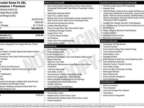 Used 2020 Hyundai Santa Fe SEL w/ Cargo Package image 36