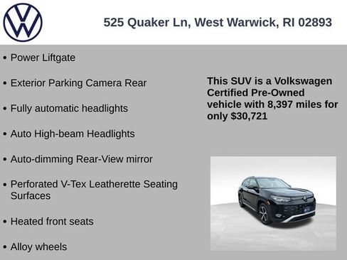 Certified 2025 Volkswagen Tiguan SE AWD/4WD image 13