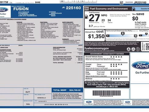 Used 2018 Ford Fusion SE w/ Fusion SE Technology Package FWD image 14
