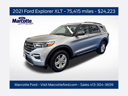 Certified 2021 Ford Explorer XLT w/ Equipment Group 202A AWD/4WD image 1