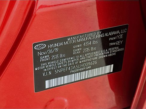 Used 2020 Hyundai Sonata SEL w/ Convenience Package image 12