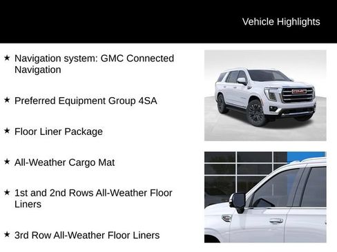 New 2026 GMC Yukon Elevation w/ LPO, Floor Liner Package AWD/4WD image 9