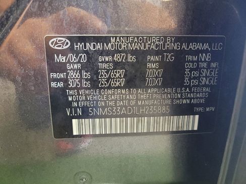 Used 2020 Hyundai Santa Fe SEL FWD image 33