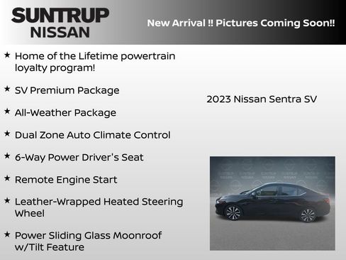 Certified 2023 Nissan Sentra SV w/ SV Premium Package FWD image 6