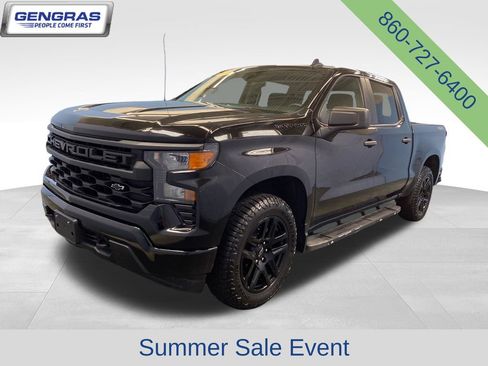 Used 2023 Chevrolet Silverado 1500 Custom w/ LPO, Dark Essentials Package AWD/4WD image 4