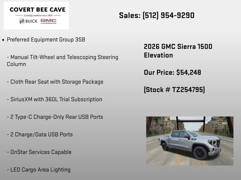 New 2026 GMC Sierra 1500 Elevation AWD/4WD image 18