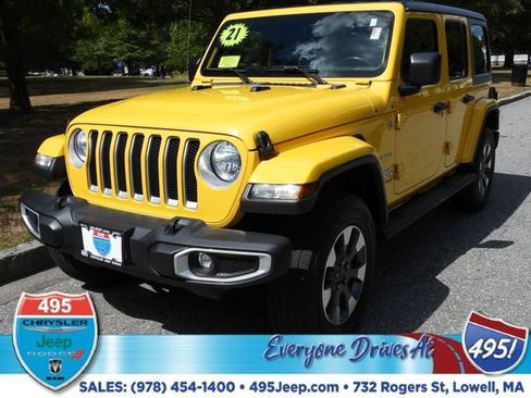 Used 2021 Jeep Wrangler Unlimited Sahara w/ Dual Top Group image 1