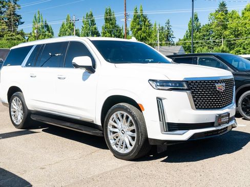 Used 2021 Cadillac Escalade ESV Premium Luxury w/ Performance Package AWD/4WD image 1