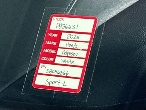 Certified 2025 Honda Odyssey Sport-L image 25