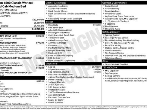 Used 2021 RAM 1500 Warlock w/ Trailer Tow Group AWD/4WD image 41
