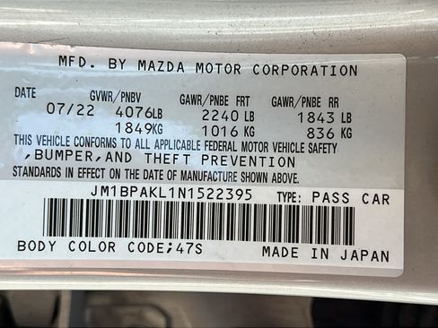 Used 2022 MAZDA MAZDA3 s FWD image 30