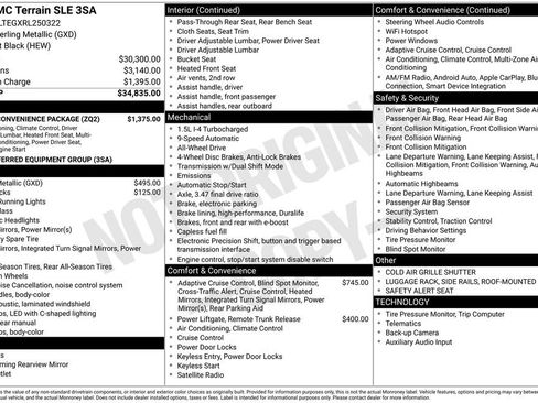 Certified 2024 GMC Terrain SLE w/ Driver Convenience Package AWD/4WD image 32