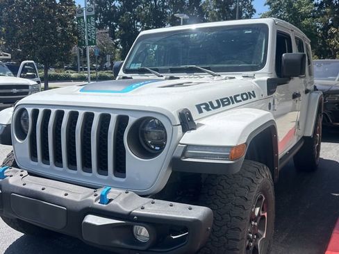 Used 2022 Jeep Wrangler Unlimited Rubicon 4xe w/ Steel Bumper Group AWD/4WD image 1