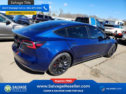 Used 2022 Tesla Model 3 Performance AWD/4WD image 4